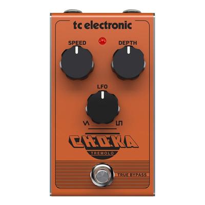 Tc electronic Analog Tremolo Pedálová kytara Efektor Přepínatelný průběh Jednoduché ovládání True Bypass CHOKA TREMOLO