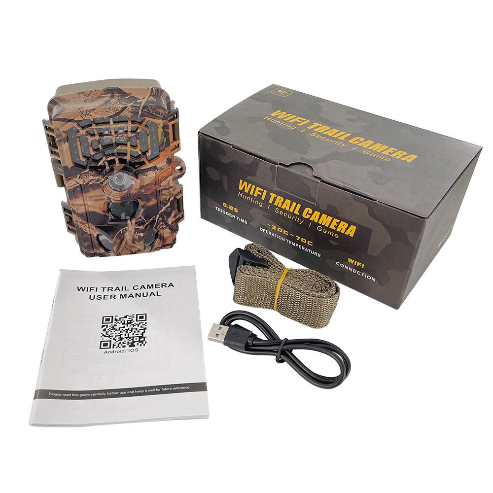 TC-32KW WIFI Trail Camera 4K DH Outdoor Camera Bluetooth Fast Shooting IP66 Waterproof Super Long Standby Time Hunting Camera