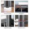 Double Layer Iron Art Bunk Bed for Dorms and Apartments