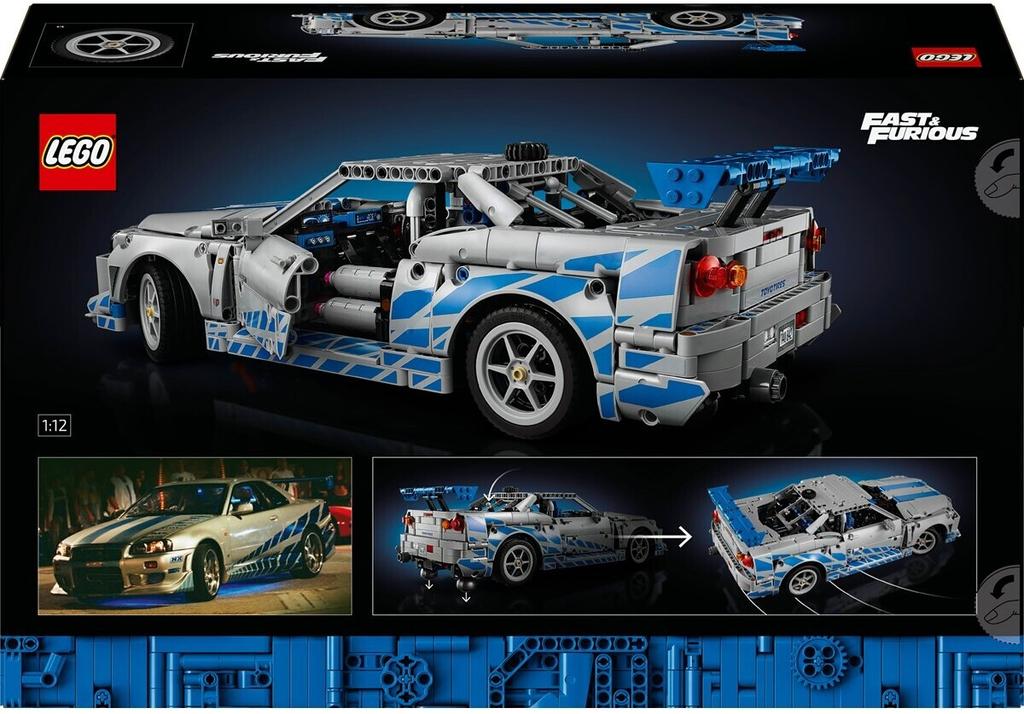 LEGO Technic Constructor – Auto 2 Fast 2 Furious Nissan Skyline GT – R (R34) (42210)