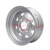 Trailer Wheel Rim 12 Inch Silver Color 12x4 4-114.3 Trailer Wheel Rim Replacement for Cargo Boat