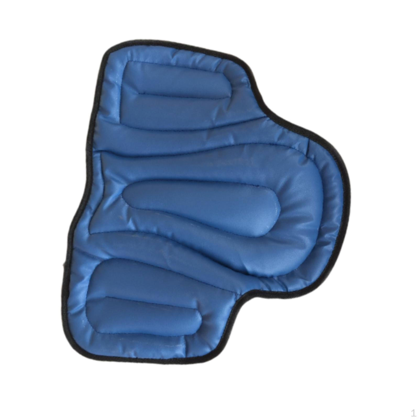 

Подушка для седла для мотоциклетного сиденья, стеганая искусственная кожа, аксессуар для верховой езды синий