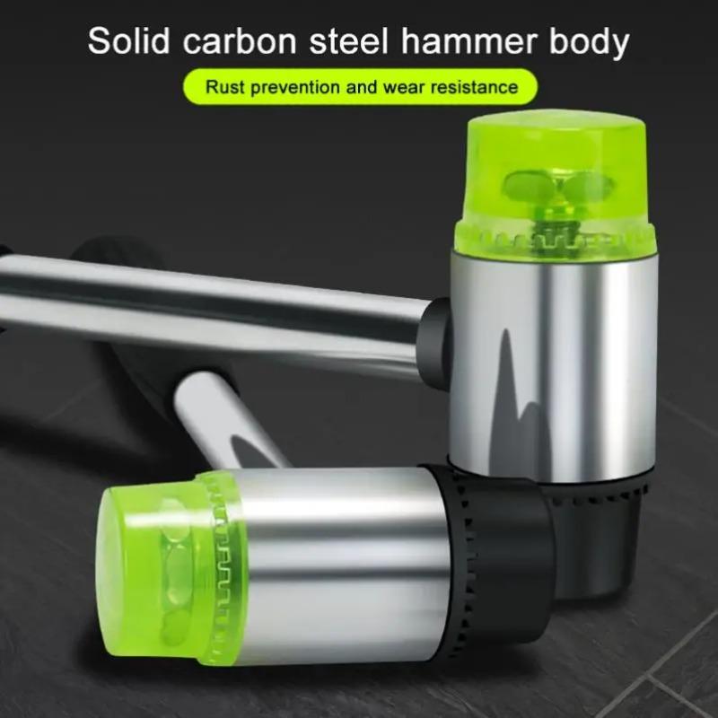 25mm / 30mm / 35mm / 40mm Rubber Double Faced Work Glazing Window Beads Hammer Nylon Head Mallet DIY Hand Tool