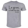 mens cotton tshirt summer man t-shirt Men'S Kaamelott Karadoc Le Gras C'Est La Vie Black Casual T Shirt brand top tees