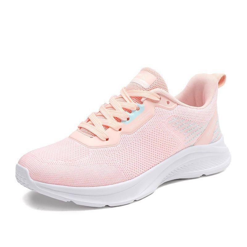 Frühlings- und Herbst-Sportschuhe, Damen Neue Koreanische Version Reiseschuhe Mesh Damen Freizeitschuhe