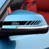 2Pcs Car Rearview Mirror Badge Side Body Stickers Auto Valve Cap For Ford Fiesta Fusion Explorer Escape Edge Kuga Mustang TaurusLZ7