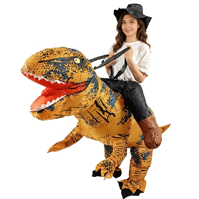Bērnu piepūšamais T-Rex kostīms Hallowīnam, ballītēm