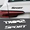 3D Metal Logo Sport Emblem Letters Car Fender Trunk Badge Sport Stikcer Accessories for toyota