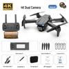 E99 Folding Drone with 4K Dual Cameras: Four-Axis Aerial Photography, Fixed Height, Remote Control Airplane Toy K3.