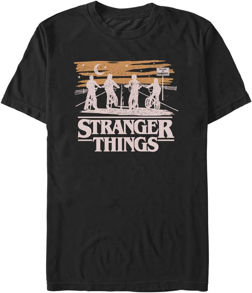 Stranger Things Men s Big & Tall Jank Drawing T-Shirt XL