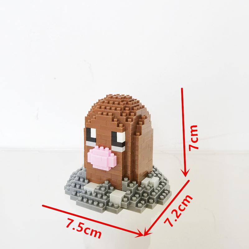 Anime Pokémon Building Blocks Assembly Anime Charizard Doll Blastoise Bulbasaur Gengar Bricks Figures Toy for Kid Gift