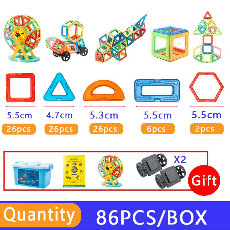 Magnetic Building Blocks for Kids - Educational and Strong Magnet Toy Set