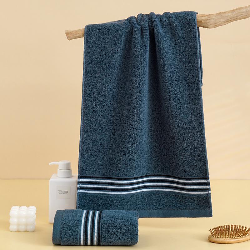 Högkvalitativ Broderad Absorberande Ansikts- och Badlakan i Ren Bomull för Vuxna