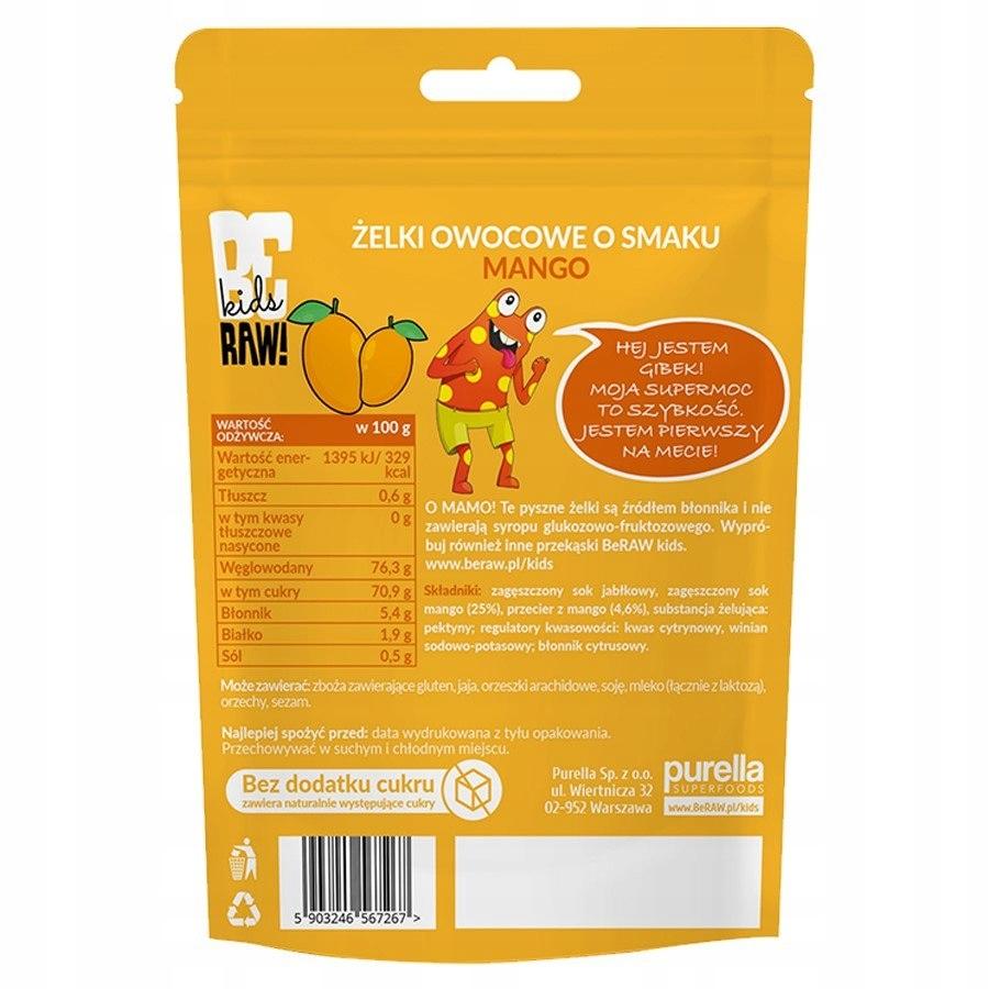 Be Raw! Kids Mango Gummies 35g Sugar Free