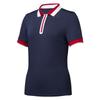 New Version Of Sports Polo Shirt Women's Golf Lapel Quick-drying Sweat-wicking Tennis Short-sleeve T-shirt Contrasting Summer Top