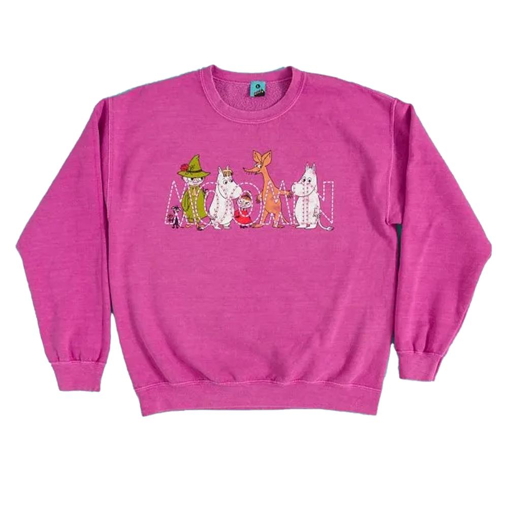 Moomin Unisex Adult Vintage Washed 80th Sweatshirt