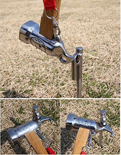 CAMPING MOON Premium Peg Hammer, 1.5 Lbs, Martensitic Stainless Steel 420J2 with Pure Copper Head, "Rhino" C5, NEW