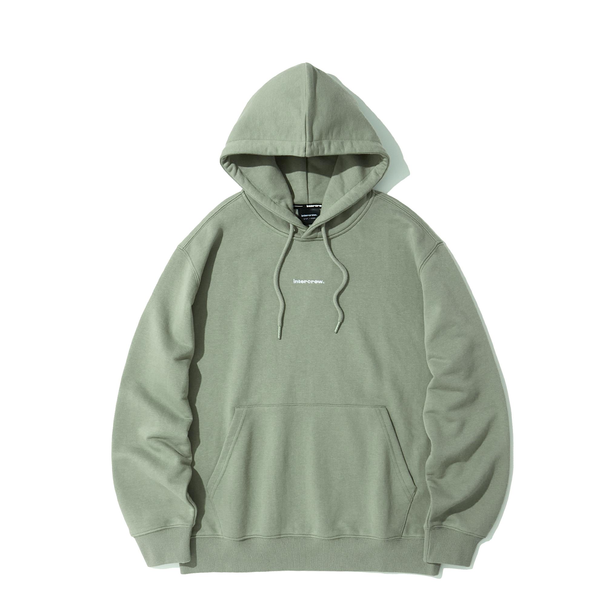 Худи с капюшоном Intercrew Signature Logo Хаки Ity3Th31Gkh Khaki/S(90)