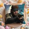 Metal Gear Solid Delta Eater Cushion Cover Plush Fabric Soft Double-Sided Printed Sofa Warm Winter Home Gift Pillow Cover