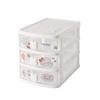 2/3/4/5 Layer Desktop Storage Organizer Home Storage Cosmetic Transparent Storage Box Student Desktop Stationery Organize Drawer