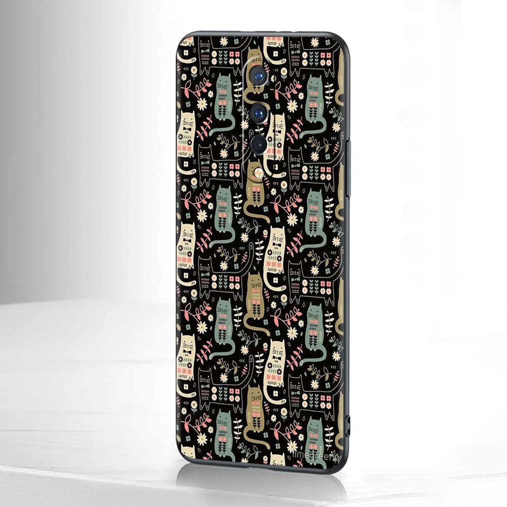 

Мягкий чехол для OnePlus 8T 7 9 8 Pro Nord 2 Z N10 5G 9R N100 7T 6T N200 CE черный силиконовый чехол для телефона с рисунком забавного кота, капа OnePlus Nord Z