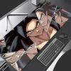 Gaming Mouse Pad Design Non-slip Rubber Sewn Edge Dragon Ball Extended Desk Mat HD Keyboard Pad Gamers And Office Work Mousepad