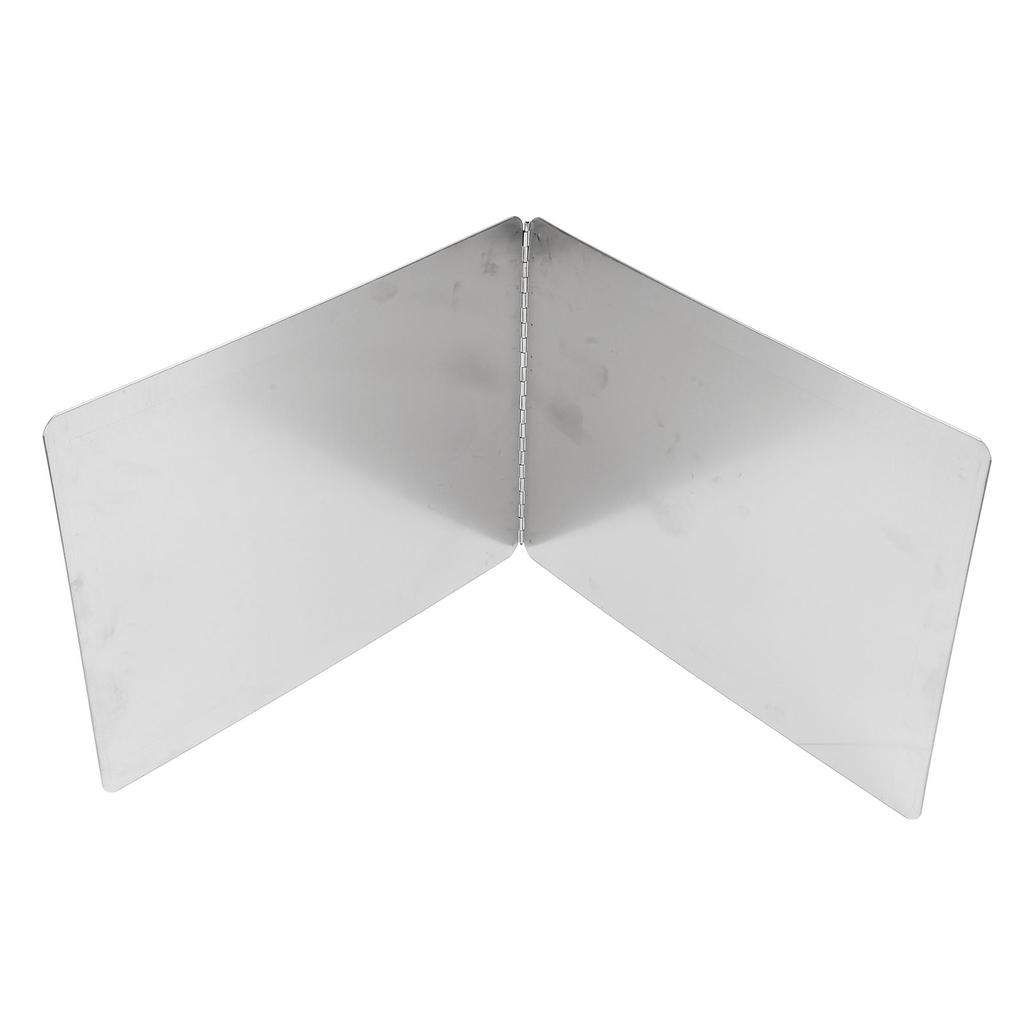 Stove Grease Shield 2 Sided Heat Resistant Anti Stick Coating Stainless Steel Stove Splatter Guard