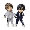 Obitsu 11 OB11 Size Costume Obitsu Doll 11cm Body School Jersey Jumper Pants Socks 5 Colors 3 Piece Set (Navy)