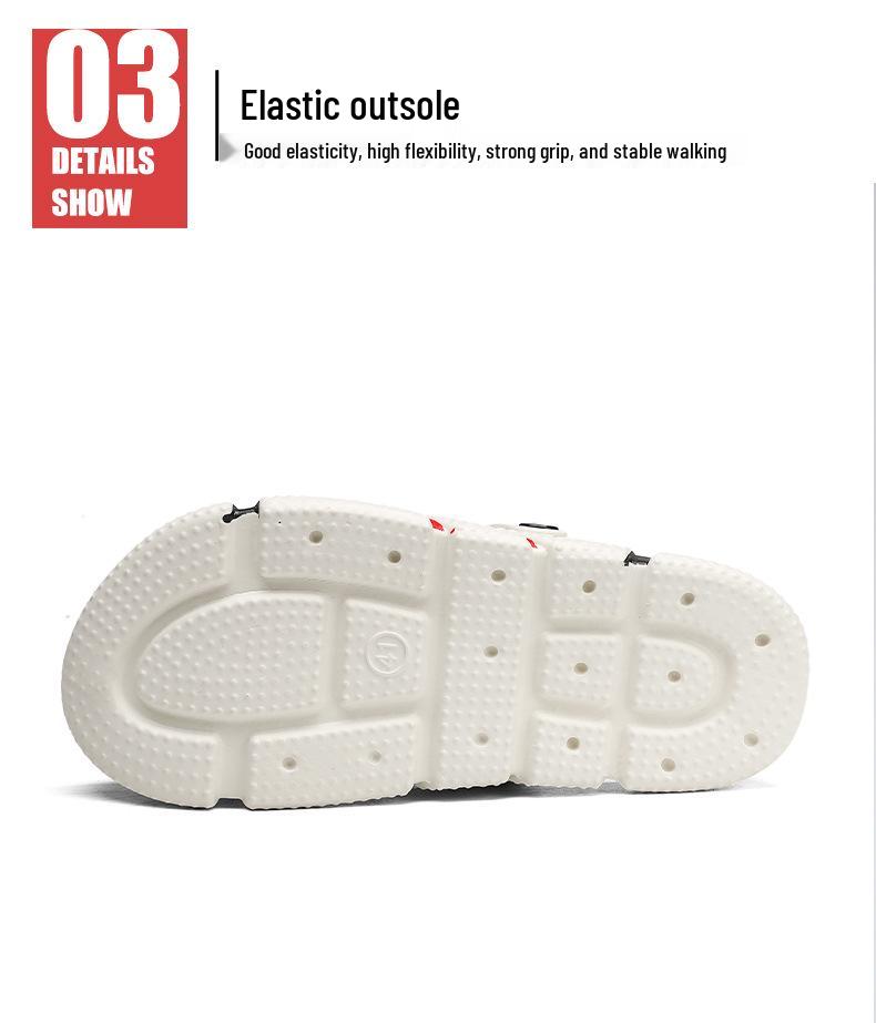 Heren Trendy Grensoverschrijdende Tuinklompen met Zachte Zool en Ventilatie voor Strand- of Buitenkleding