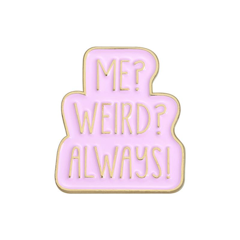 Trendy Cartoon Letter Brooches With Unique Geometric Designs Ideal For Lovers Fashion