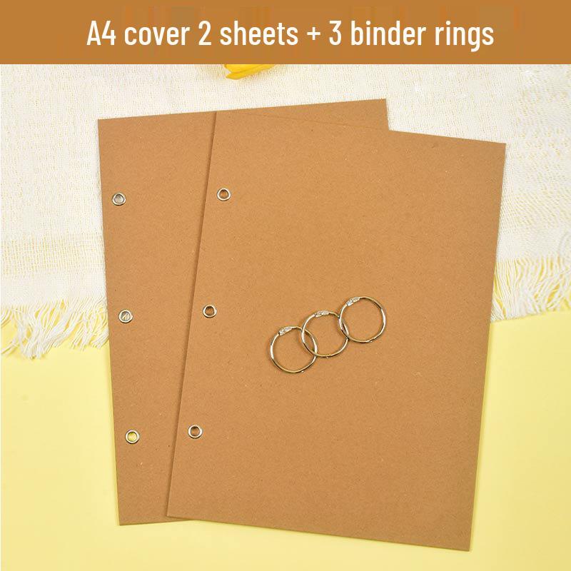 

Фотоальбом своїми руками з крафт-паперу: Тверда обкладинка, порожній щоденник спогадів для пар, немовлят та малювання