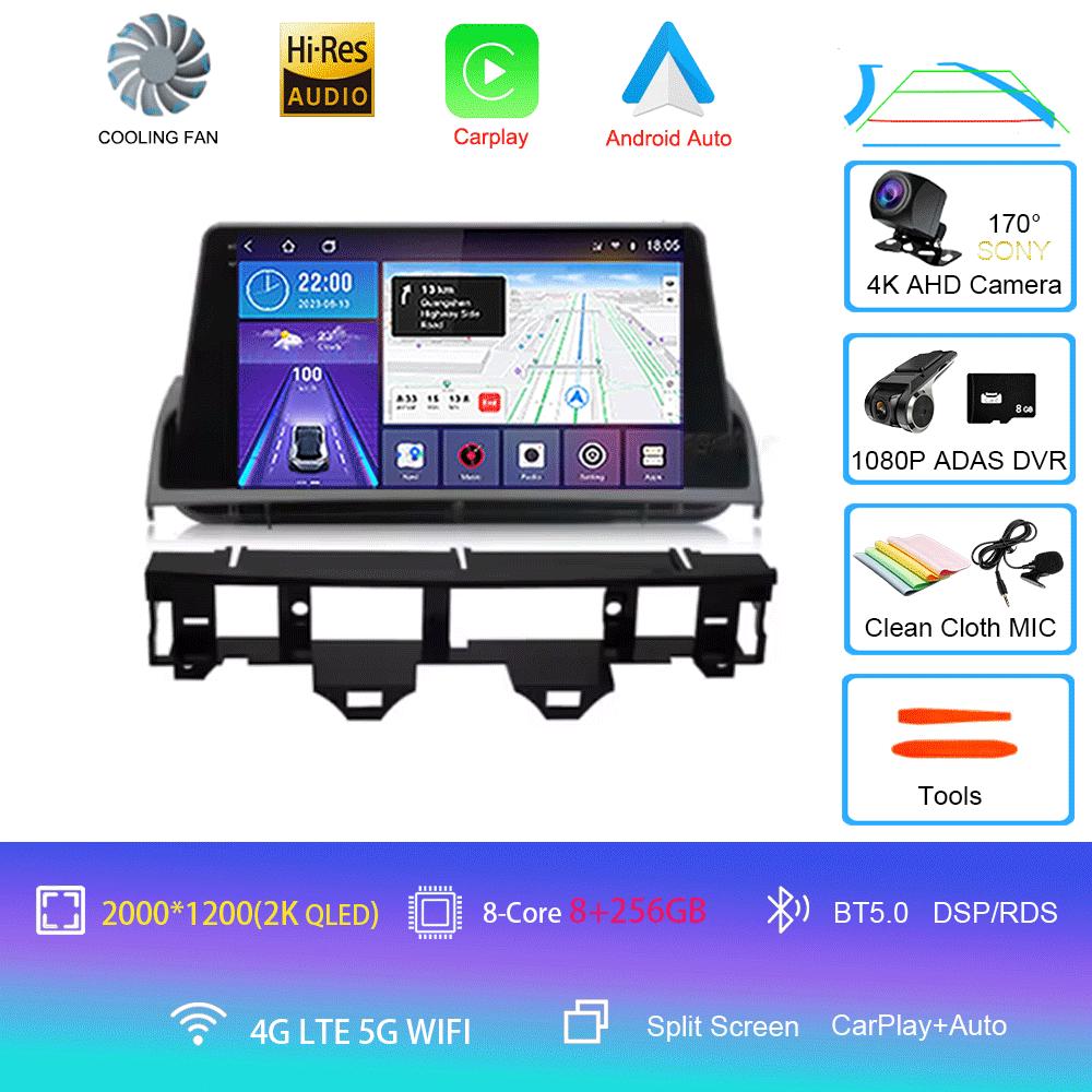 9 Inch For Mazda 6 2007 2003 2004 2005 2006 2002 - 2015 Multimedia Car DVD Player Navigation GPS Radio Wifi BT 4G LTE 128G Andro