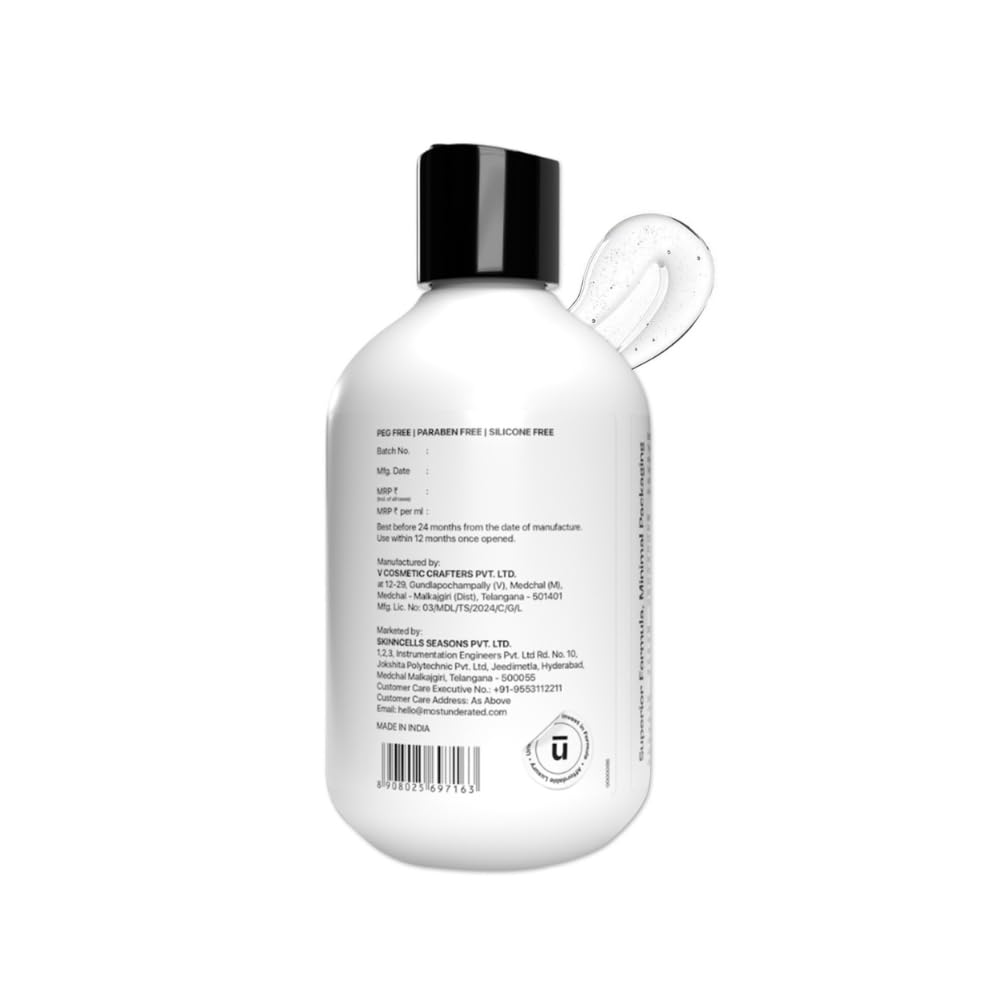 Bagnoschiuma Sottovalutato all'Acido Salicilico 2% per Acne del Corpo e Schiena | Gel Doccia Detergente Profondo per Pelli Grasse e a Tendenza Acneica | Riduce la Pelle Irregolare & Unc