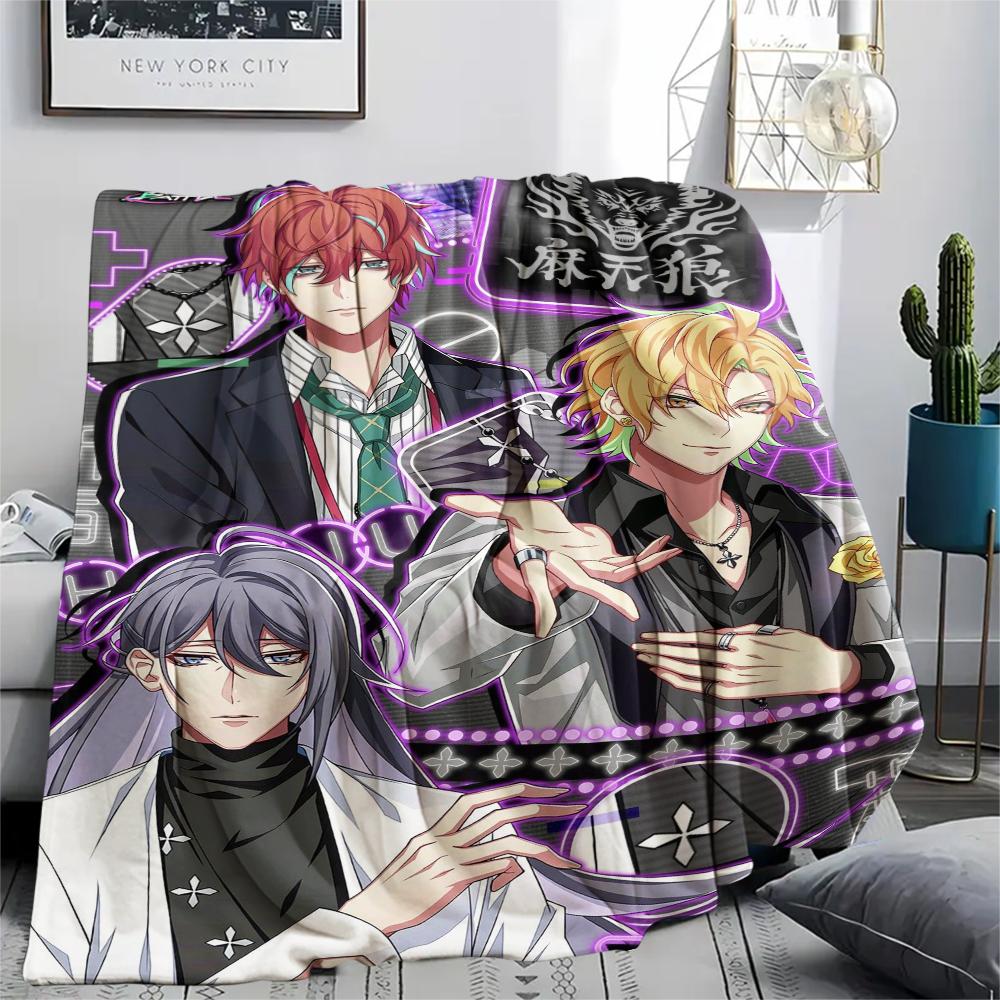 1Pc Hypnosis Mic Print Flannel Blanket, High quality Comfortable for All Seasons, Home Decor, Warmth and Comfort, Perfect for Christmas Gifts