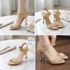 Fashion Womens Open Toe Sandals With Thin Heel For Casual Summer Wear