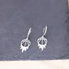 Kinitial Stainless Steel Unicorn Ankh Triangle Cross Snowflake Dandelion Mermaid Earrings For Women Trendy Piercing Jewelry