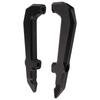 Pair Motorcycle Rear Passenger Seat Handle Bar Aluminium Alloy Replacement for MSX125 GROM Black