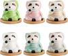 Dropshiping Sloth Planter With Bamboo Tray Indoor Outdoor Ceramic Animal Planters Pots Succulent Plant Pot for Air Plant