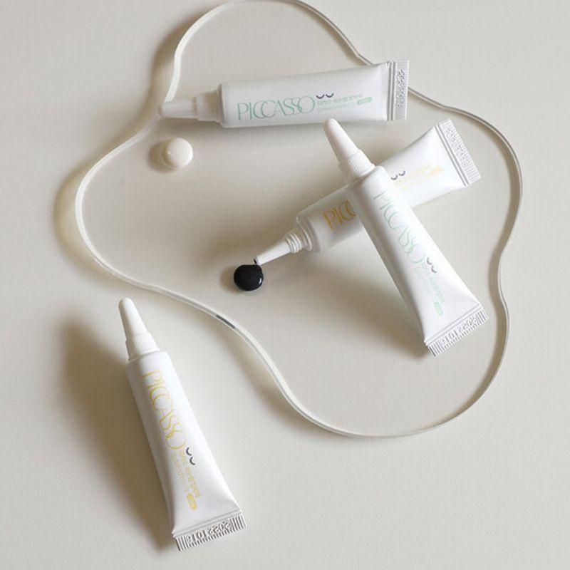 Piccasso Eyelash Glue Tube (Clear/Dark) Dark