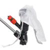 Pond Fountain Skimmer Bottom Vacuum Cleaner Brush Swimming Pool Cleaner Set With Handle Swimming Pool Cleaning Tool 120cm Silver