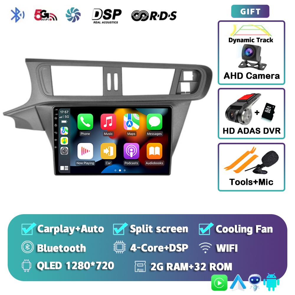 Android 14 Carplay Auto For Citroen C3-XR 2010-2018 Car Radio Multimedia Video Player Navigation GPS Stereo Head Unit Wifi+4G BT
