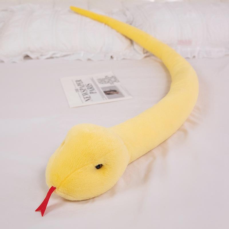 Cartoon Big Snake Doll Plush Toy Zodiac Snake Doll Year Of The Snake Mascot Children'S Company Soothing Doll