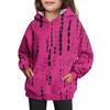 Girls' Hooded Tie-Dye Sweatshirt - Pullover Print Top