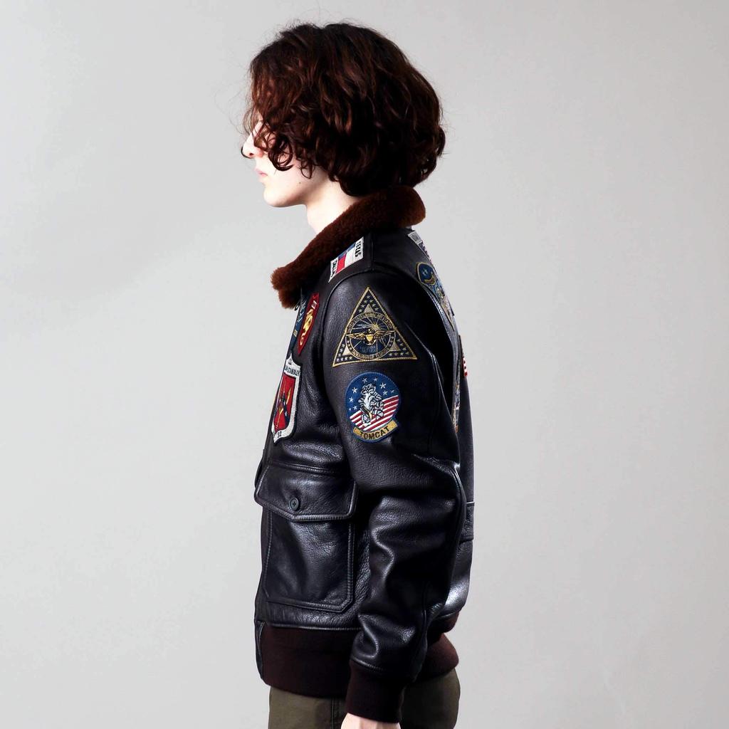 AVIREX Keçi Derisi TOPGAN G-1 Erkek Ceket (6101063)