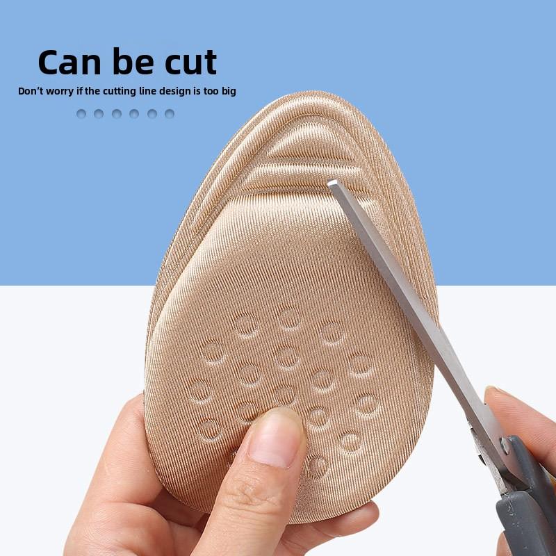 Forefoot Half Size Pad, Shoes One Size Larger, Sports Shoes for Men and Women, Adjustment and Filling, Reduced Size, Toe Plug, Breathable Forefoot Pad