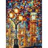 DIY 5D Diamond Painting Rain City Night Street Full Round Drill Diamond Embroidery Landscape Rhinestone Mosaic Home Decor
