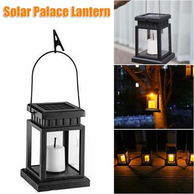 40W Solar Palace Laterne Garten Lampe LED Kerze Licht Boden Licht Outdoor Camping Laterne Rasen Garten Decor Landschaft Lichter