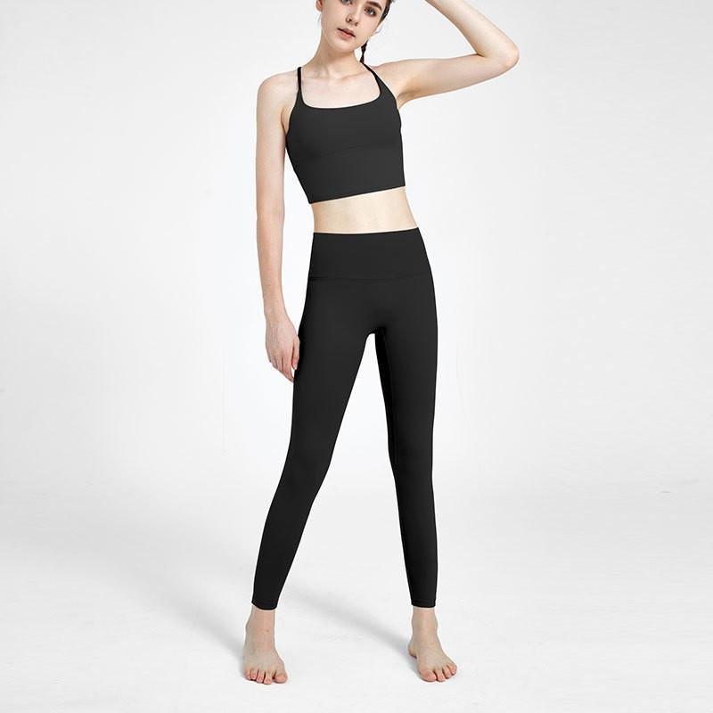 Womens High Waist Seamless Yoga Pants Tight Fit Stretchy Leggings Gym Running Dance Fall