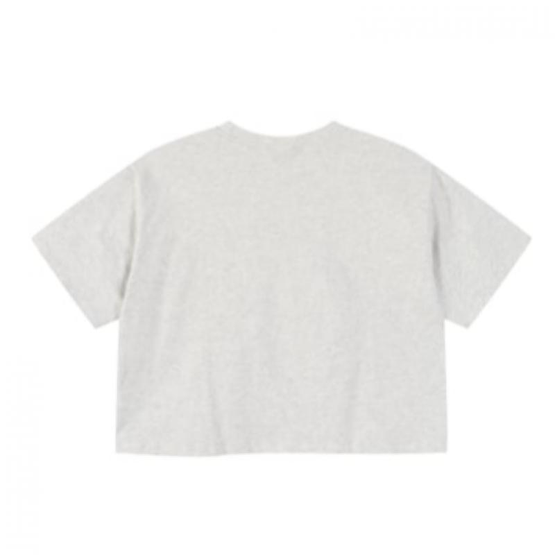 Lap VinTage PrinTing Crop ShorT Sleeve T shirT as2cT470