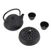 Cast Iron Kettle Set 800ml Energy Saving Cast Iron Highly Durable Luxurious Cast Iron Teapot with